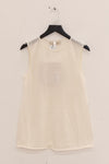 SWAYING 25 Early Autumn Seamless Long Wool Vest SW-SW25PF1T12C1-BAI White